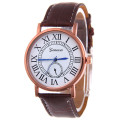 Simple Roman Dial Leather Watches Fashion