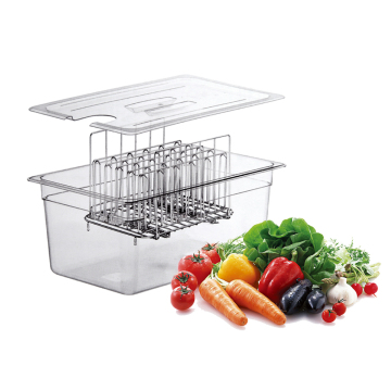 11L European Standard Sous Vide Container Kit with Lid and Rack for Anova and Most Sous Vide Cookers