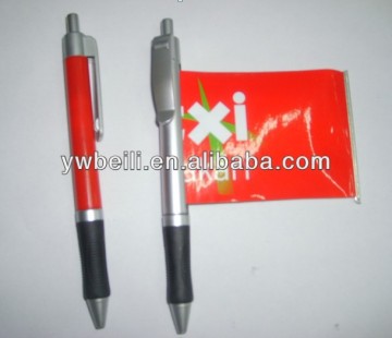 plastic flag pen,flag ballpoint pens,flag banner pen