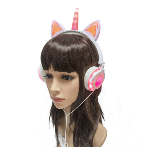 Auriculares estéreo LX-UR107 Auriculares de unicornio de lujo