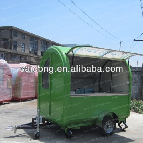 outdoor mobile food cart vending cart for sale food in China