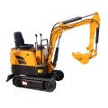 Mini excavadora excavadora sobre orugas micro de 0,8 toneladas