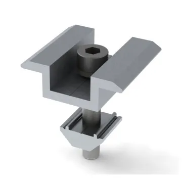 Professional Solar Mounting Inter Clamp - Aluminum Anodized Middle Clamp