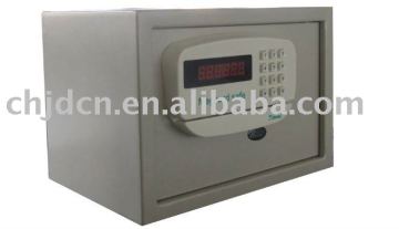 Electronic magnetic hotel room safe