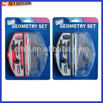 PLASTIC MATH GEOMETRIC SET