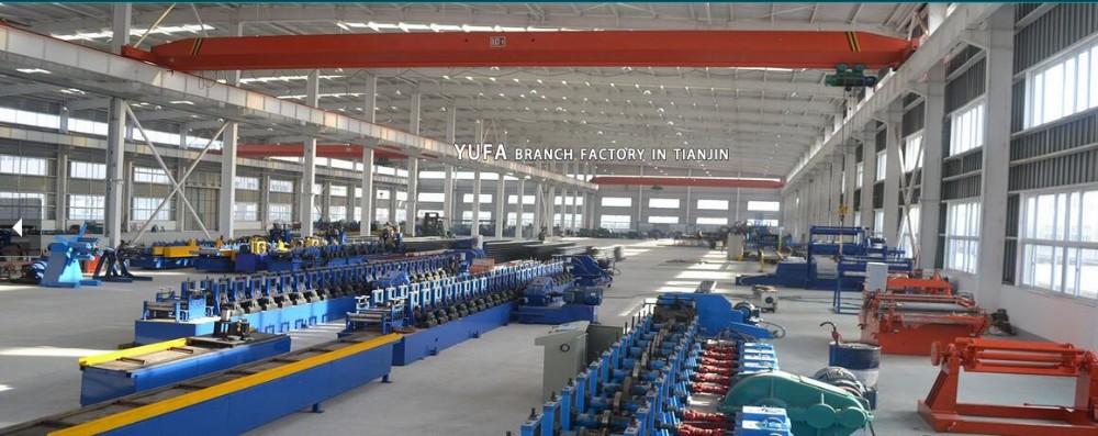 2016 yufa Rain gutter roll forming machine manufacture