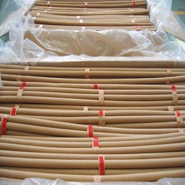Natural Brown Crepe Paper Tube for Insulation