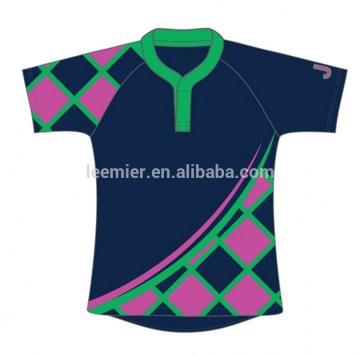 Professional ladies blank rugby shirts/jerseys