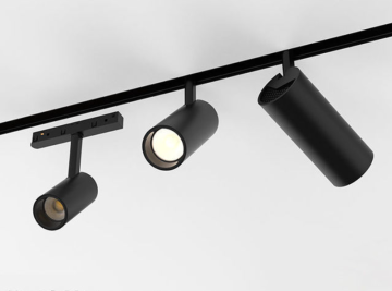 black and white led pendant track lighting