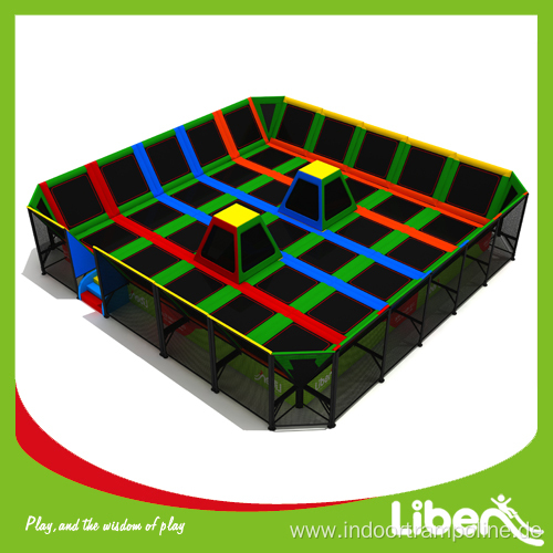 Large sized square trampoline