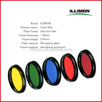 ILLIMON 37mm camera lens color filter Digital Filter Lens Protector for mobile phone camera