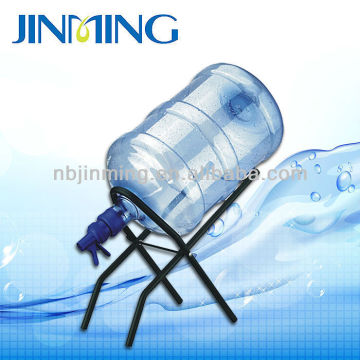 metel water bottle shelf for dispenser use