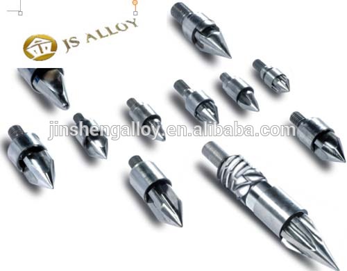 2017 JINSHENG hot sale BIMETALLIC SCREW UNTUK MESIN PLASTIK YANG BERBEZA