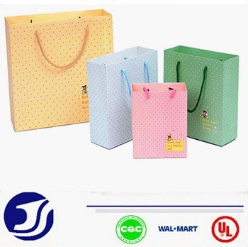 New style printing paper bag with logo print