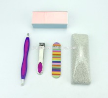 Hot sale Pretty damask design professional Personalized Christmas Gift Pedicure Set