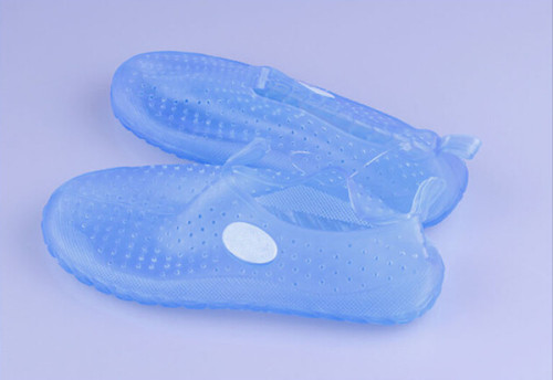 100% food grade silicone outdoors underwater diving Non-slip shoes crystal shoes beach shoes