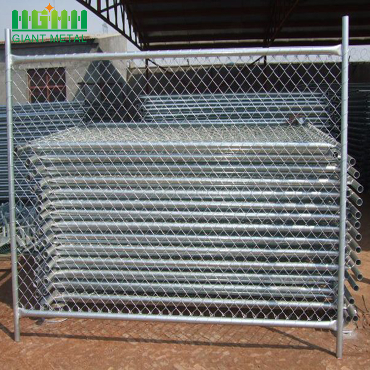 Used Portable Temporary Fence Chain Link Fence Panels