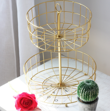 Double step fruit basket