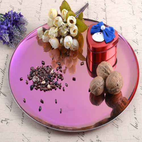 Color metal tray Home decoration