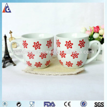 Cheap ceramic soup mugs with handle