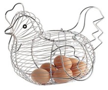 New Kitchen Wire Craft Chicken Egg Basket Easter Egg Basket Gifts Basket