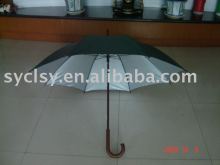wooden UV protection umbrella