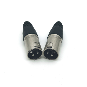 Male Audio Mic Microphone Cable XLR Plug Connector