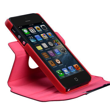 New Product 360° Rotate Mobile Phone Cover for iPhone 5, OEM/ODM China Manufacturer