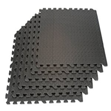 Interlocking rubber flooring tiles for rubber gym