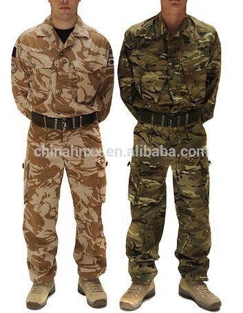 military camouflage uniform