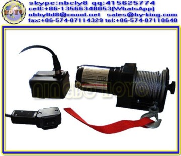 DC 12v electric winch reviews , utv winch 2000 lb , small cheap battery powered winches for atv