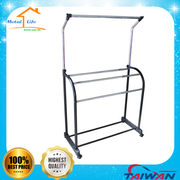 Metal balcony clothes drying rack