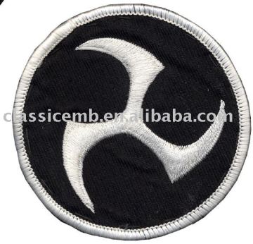 swastika embroidered badge