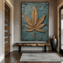 Wholesale Abstract Wall Art with Aluminium Alloy Frame