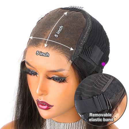 5×5 HD Closure Straight Bob Wig Human Hair