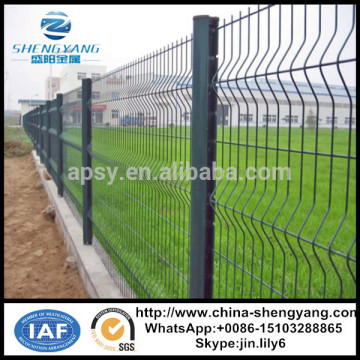 2m hight PVC coated welded mesh Security Fence