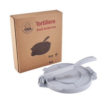 8 en el fabricante de prensa de tortilla plegable de aluminio