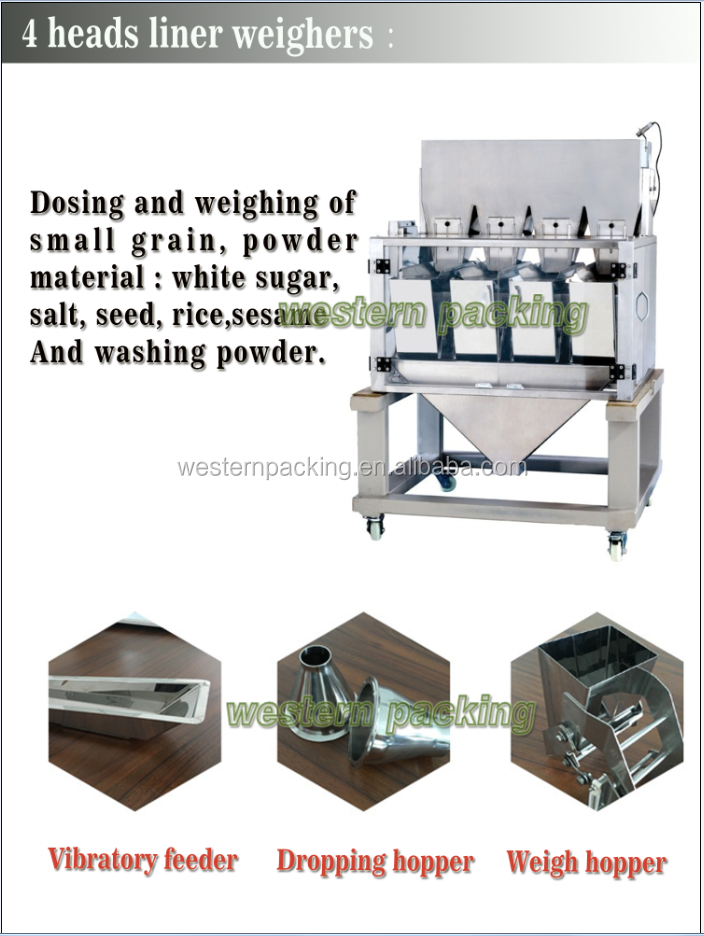 Detergent powder filling packing machine