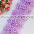 3 + 8 MM lichtpaarse ABS parel kralen Garland voor decoratie