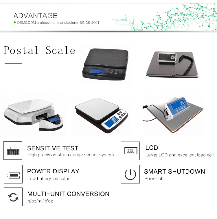 SF-886 2022 new package postal scale mail weight floor scale