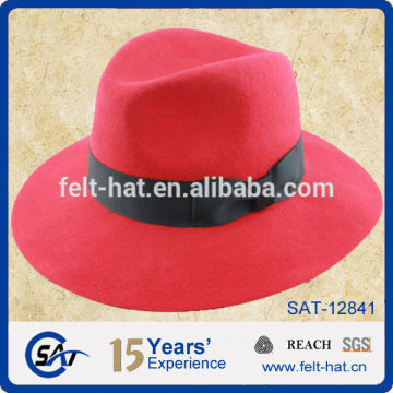 custome red classic Borsalino felt hat wholesale