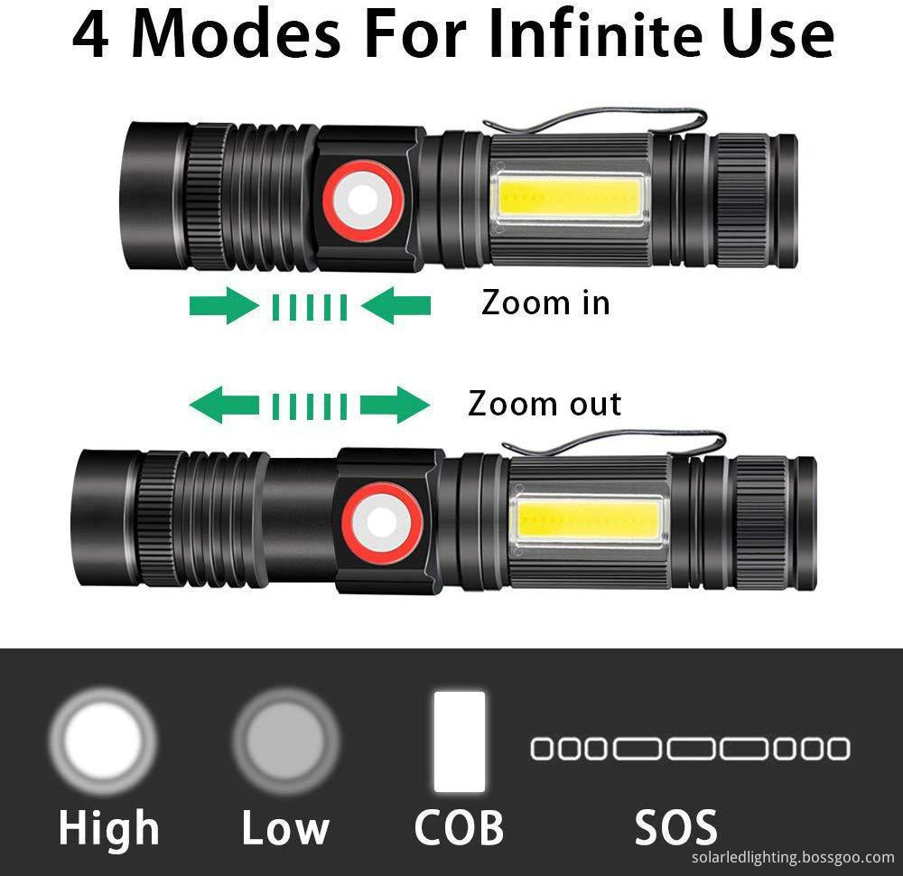 Convenient LED Side-Mounted Torch