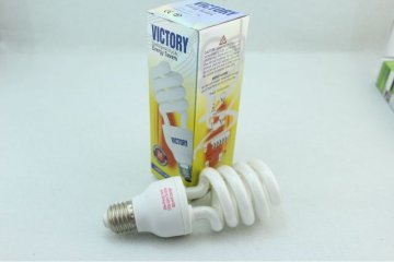 2012 promotional E27 half spiral energy saving lighting