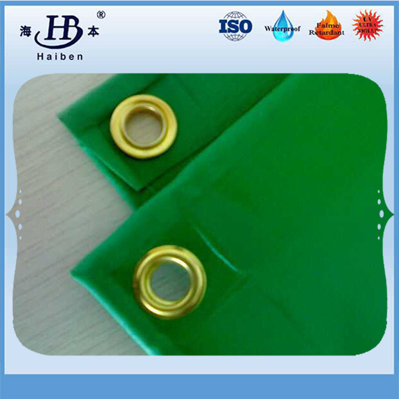 Smooth pvc double coated tarpaulin for truck