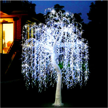 LED Flower Tree Lights: Christmas and New Year Willow Tree Decorations