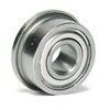 1/2" Id Double Shielded Deep Groove Radial Fr8zz Flanged Ball Joint Bearings