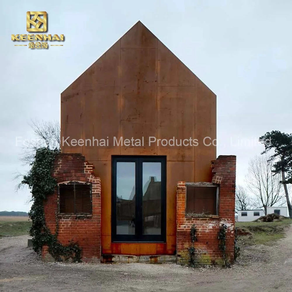 Exterior Curtain Wall Building Corten Steel Facade (KH-CS-60)