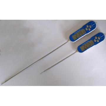 Thermomètre à viande de cuisson numérique à sonde de 30 cm avec sonde à pointe réduite 1,8 mm