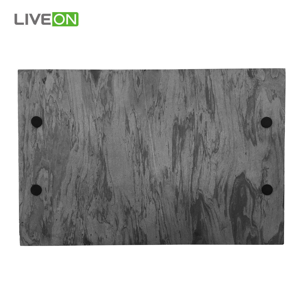 Nature Slate Board mit Edelstahlgriff