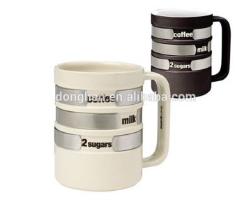 ceramic with stainless mug